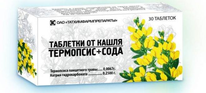 Таблетки от кашля с термопсисом: инструкция по применению
