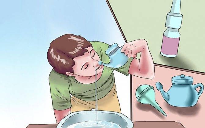 Промывание носа при гайморите: солевой раствор
