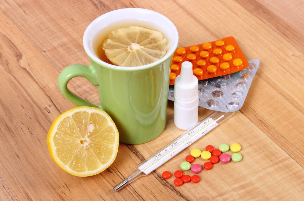 Первые действия при симптомах простуды