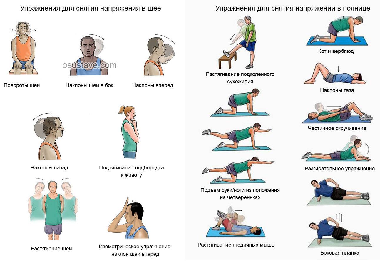 Упражнения при остеохондрозе пояснично-крестцового отдела позвоночника