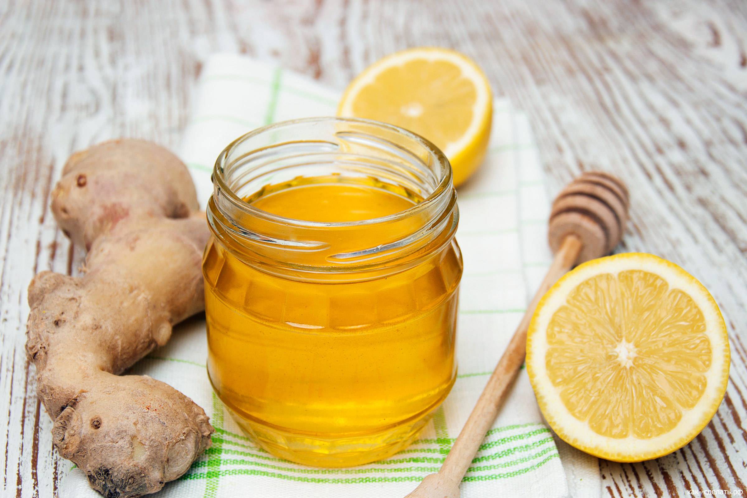 Полезные рецепты от простуды из меда, лимона и имбиря: польза чая и пропорции