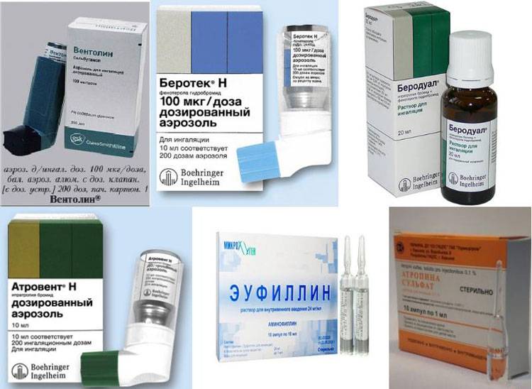 Лекарства от бронхиальной астмы: классификация, список