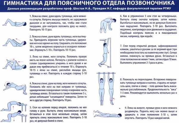 Упражнения бубновского при грыже поясничного отдела позвоночника: лечение