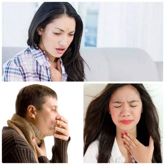 Першение в горле и сухой кашель: лечение, причины, что делать?