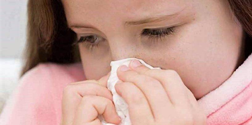 Приступ аллергического кашля