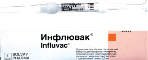 Инфлювак® (вакцина гриппозная субъединичная инактивированная) (influvac®)