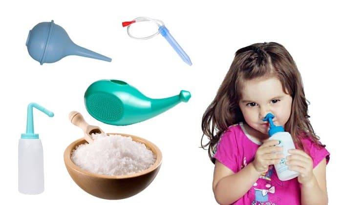 Чем промывать нос ребенку при насморке, что лучше использовать
