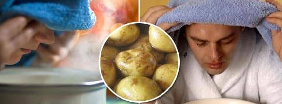 Дышать над картошкой: способы и правила ингаляции