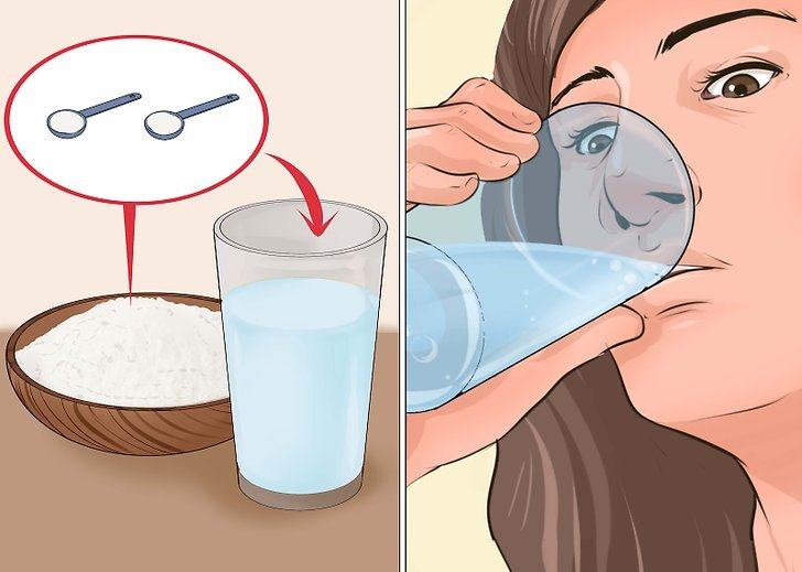 Как полоскать больное горло солью