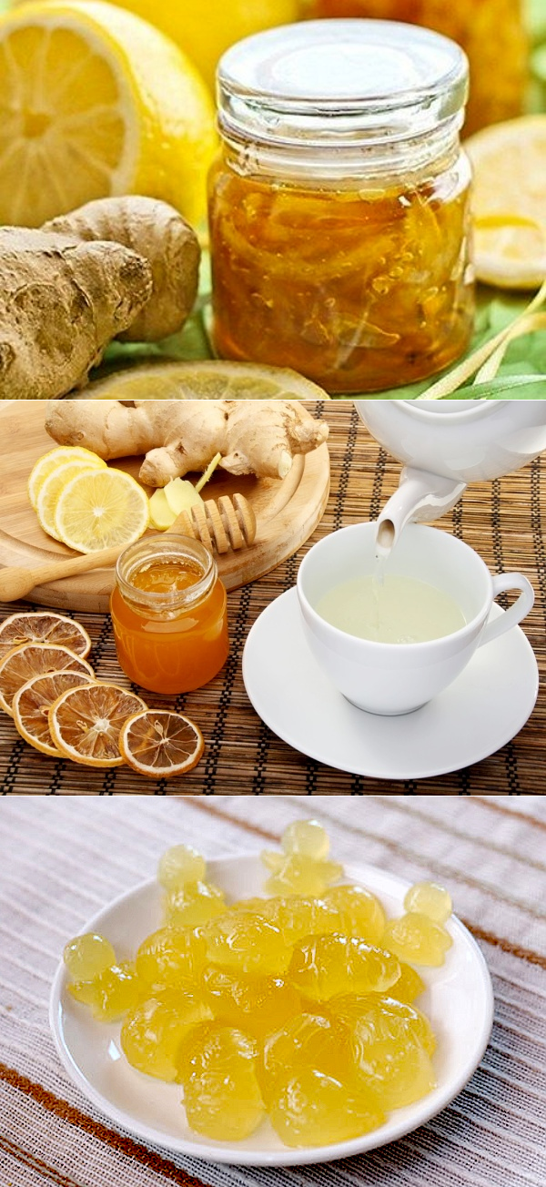 Имбирь с лимоном и медом от простуды: рецепт