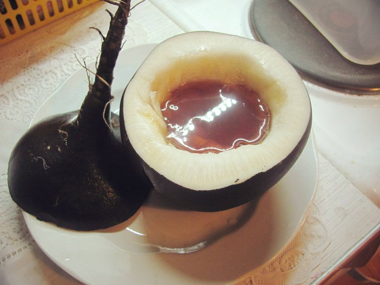 Редька с медом от кашля для детей: рецепт приготовления черного корнеплода