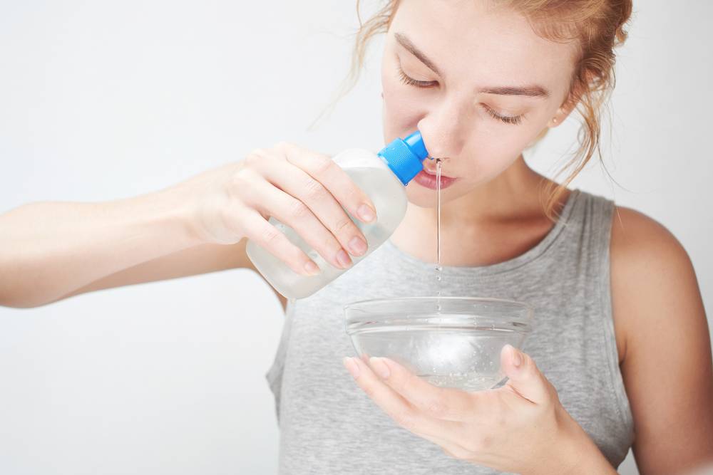 Лечение гайморита содой и солью: как промывать нос и можно ли?