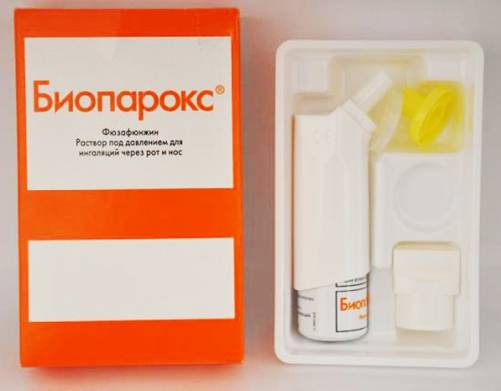 Спрей биопарокс: антибиотик местного действия, показания к применению, стоимость препарата