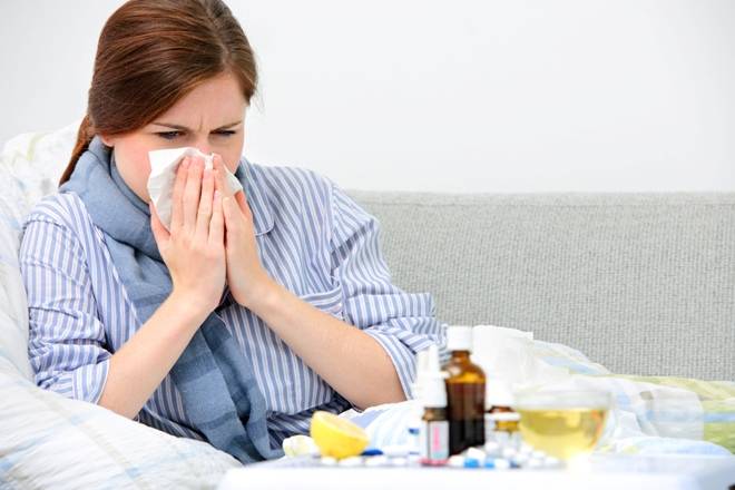 Быстро снять симптомы простуды и гриппа народные средства